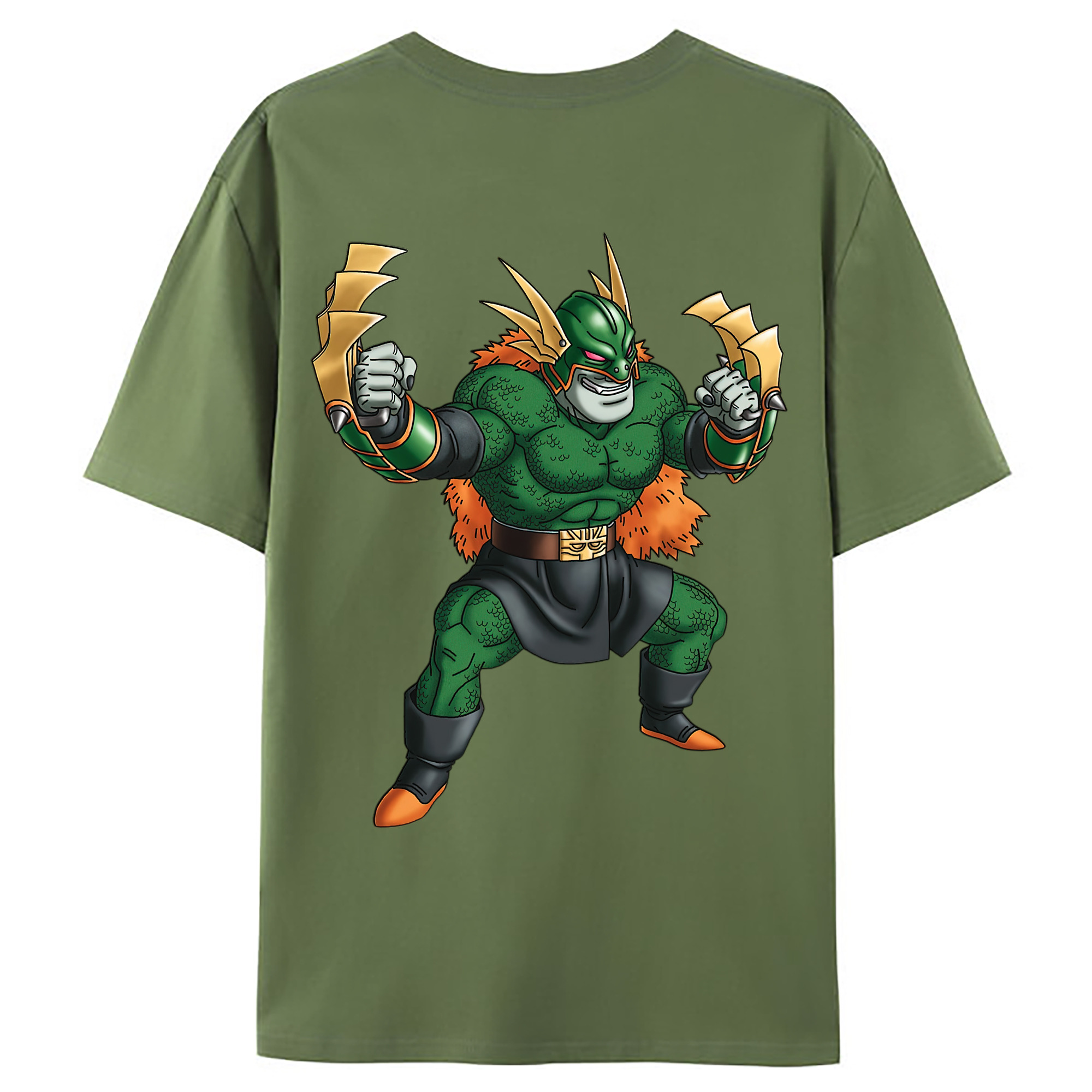 （画像用） ドラゴンクエスト Doragon Kuesuto Dragon Quest 綿100％ メンズ半袖Tシャツ（バックプリント） 通気性